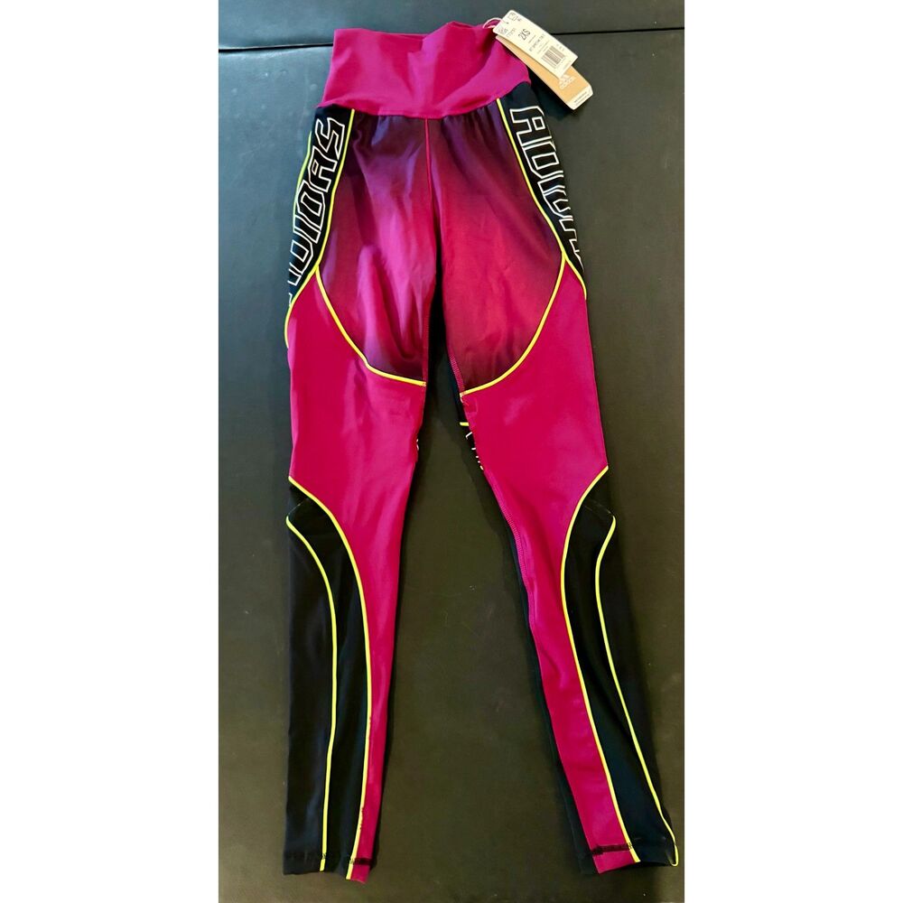 Adidas Leggings Women's Believe This Sport 7/8 Tight XXS Power Berry